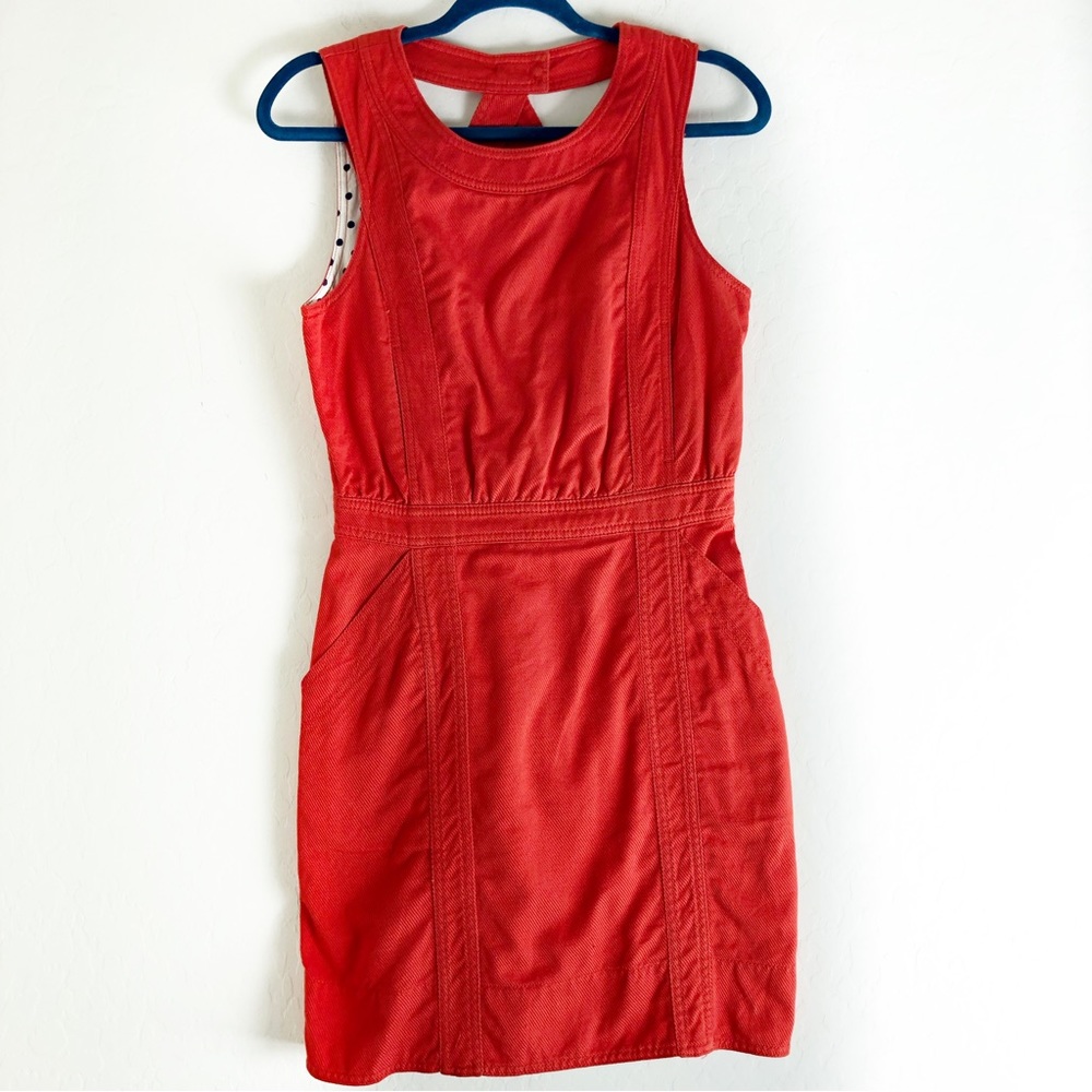 Marc by Marc Jacobs Corduroy Red Dress size 6